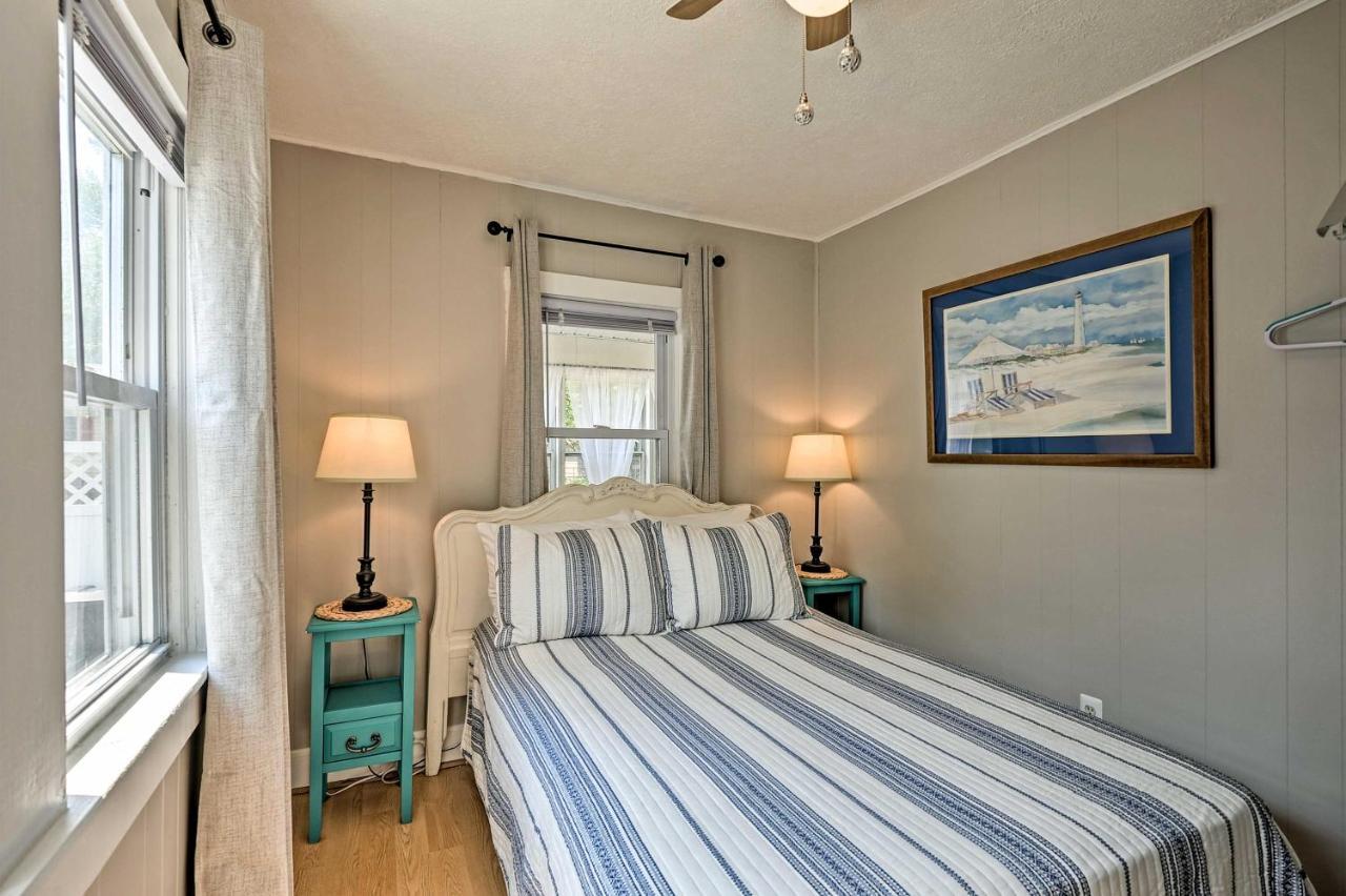 The Blue Crab Cottage - 3 Blocks From The Beach! كولونيال المظهر الخارجي الصورة